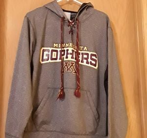 Minnesota Gophers Pullover Hoodie. Size Medium